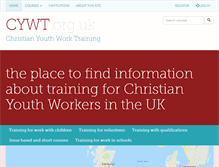 Tablet Screenshot of cywt.org.uk